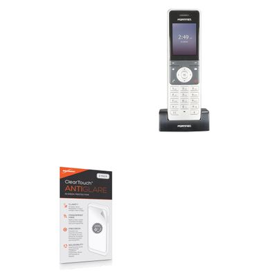 BoxWave Screen Protector Compatible with Fortinet FortiFone FON-D71-H - ClearTouch Anti-Glare (2-Pack), Anti-Fingerprint Matte Film Skin