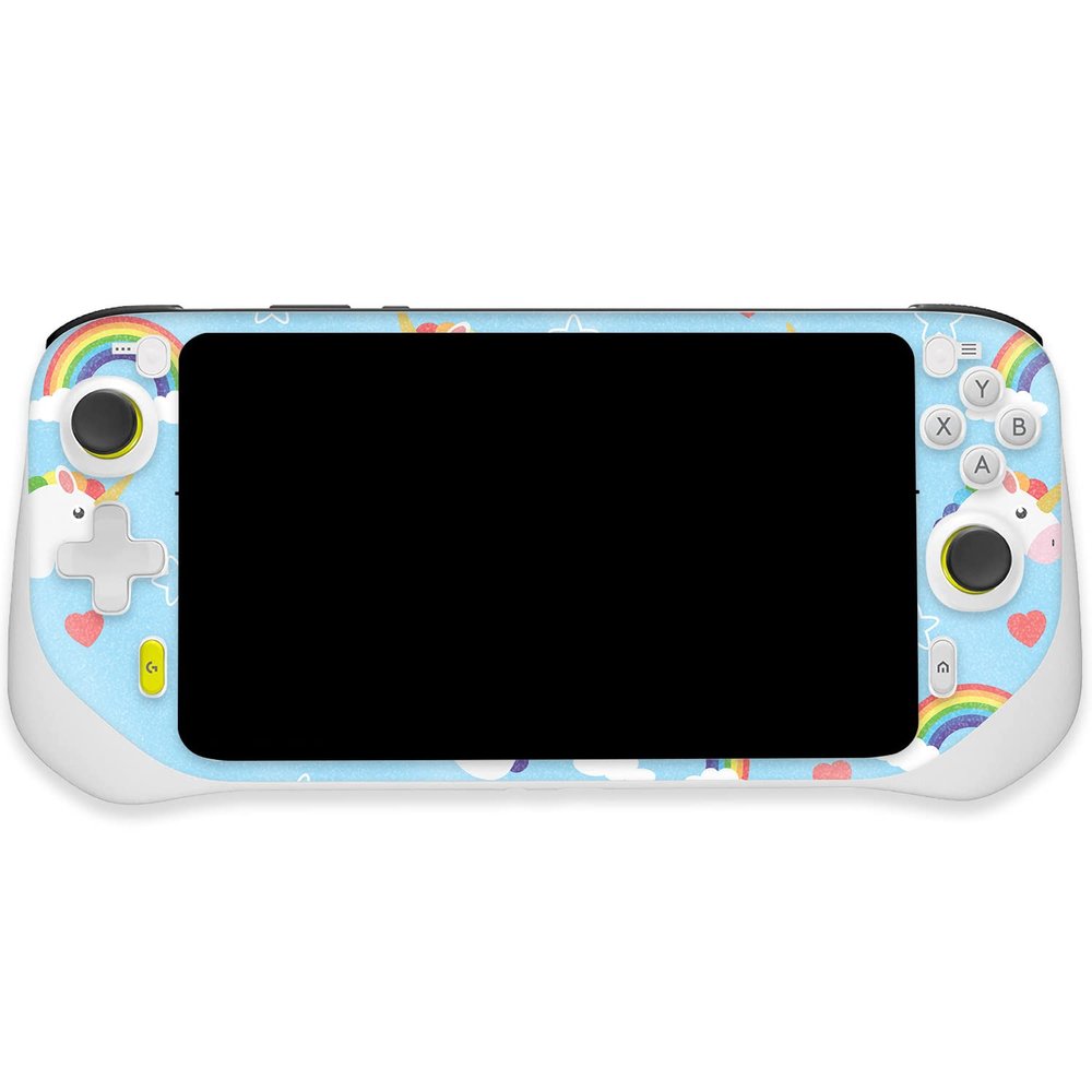 MightySkins Glossy Glitter Skin Compatible with Logitech G Cloud Gaming Handheld - Unicorn Perfection | Protective, Durable High-Gloss Glitter Finish | Easy to Apply | Made in The USA