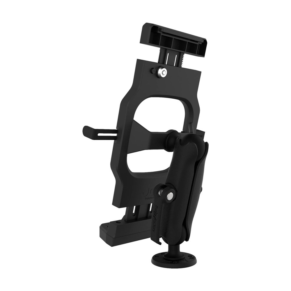 The Joy Factory aXtion Lockdown Universal Holder with HD AMPs Drill Down Mount (38mm) for 9.4-inch to 11.3-inch Tablets