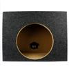 Ported Vented 12" Subwoofer Truck Box Enclosure Single Sub RI Audio 1" MDF Face view 2