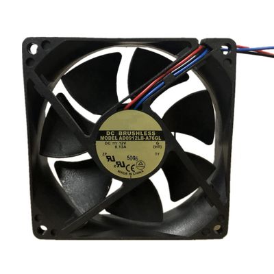 AD0912LB-A76GL DC12V 0.13A 9225 92mm 3-Wire Silent Cooling Fan