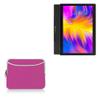 BoxWave Case Compatible with Winsing Android Tablet KTLA (10 in) - SoftSuit with Pocket, Soft Pouch Neoprene Cover Sleeve Zipper Pocket - Flamingo Pink view 1