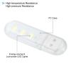 PATIKIL USB Night Light, 4 Pack Portable Plug-in Small LED Lamp Stick with 3 Lamp Beads USB Light for Home Bathroom Bedroom Reading Sleeping Camping, Fog White view 4