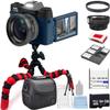 Acuvar 4K 56MP Digital Camera Kit for Photography, Vlogging Camera for YouTube with Flip Screen, WiFi, Wide Angle & Macro Lens, 64GB Micro SD Card, 12" Flexible Tripod, Carrying Case, Card Reader view 1