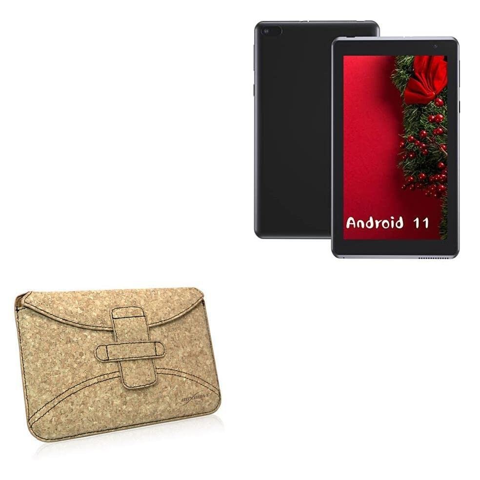 BoxWave Case Compatible with BYANDBY Android 11.0 Tablet BYQ2 (7 in) - Quorky Pouch, Durable, Lightweight Cork Envelope Sleeve Cover