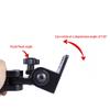 Speaker Bracket Audio Bracket Wall-Mounted Small Speaker Bracket Media Equipment Stage Hanger Speaker Bracket Black 2 Pack Speaker Stand view 4