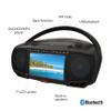 Aiwa Portable DVD Player, Crystal Clear Sound with Dual 3W Speakers and Bass Function, Featuring a 7" LCD Display, Bluetooth Connectivity, FM Radio, CD/DVD Playback view 3