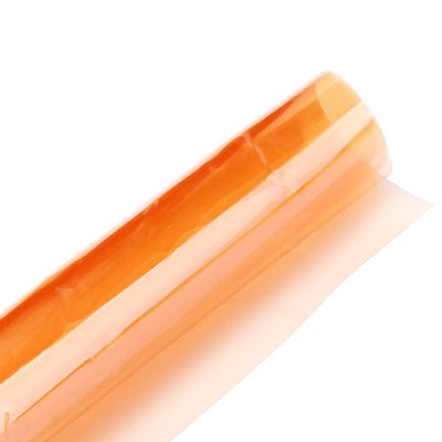 15.8x19.7in Transparent Color Correction Lighting Gel Filter Colored Gel Light Filter Plastic Sheet for Film, Video, Photo, Stage(Orange 85c)
