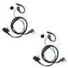 TDYU Walkie Talkie Earpiece with Mic PTT C Shape Headset for Baofeng UV-5R BF-888S BF-F8HP BF-F9 TK-3107 TK-2107 Two Way Radio 2 Pack view 1