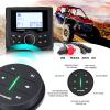 Marine Bluetooth Radio - Weatherproof Marine Stereo System with Wireless Remote - Built-in 3" Dot Matrix LCD Display, Amplifier, Bluetooth, Digital Media MP3 Player, AM/FM Radio view 3