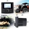 Marine Bluetooth Radio - Weatherproof Marine Stereo System with Wireless Remote - Built-in 3" Dot Matrix LCD Display, Amplifier, Bluetooth, Digital Media MP3 Player, AM/FM Radio view 4