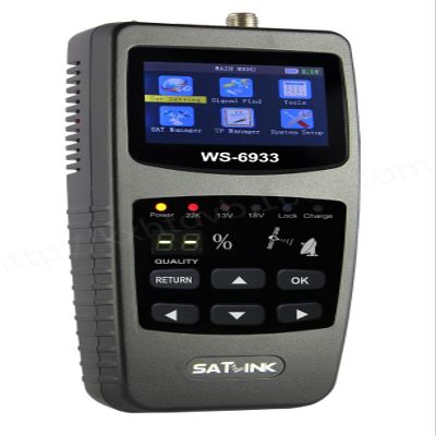 Digital Tester DVB-S2 Star Finder WS6933 Star Adjuster Supports Flashlight with Compass