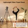 JOILCAN Camera Tripod, 68" Tablet Tripod Stand for Phone Cameras, Travel Tripods Compatible with iPad iPhone DSLR SLR Projector, Cell Phone Tripods Stand with Remote/Travel Bag / 2 in 1 Mount view 4