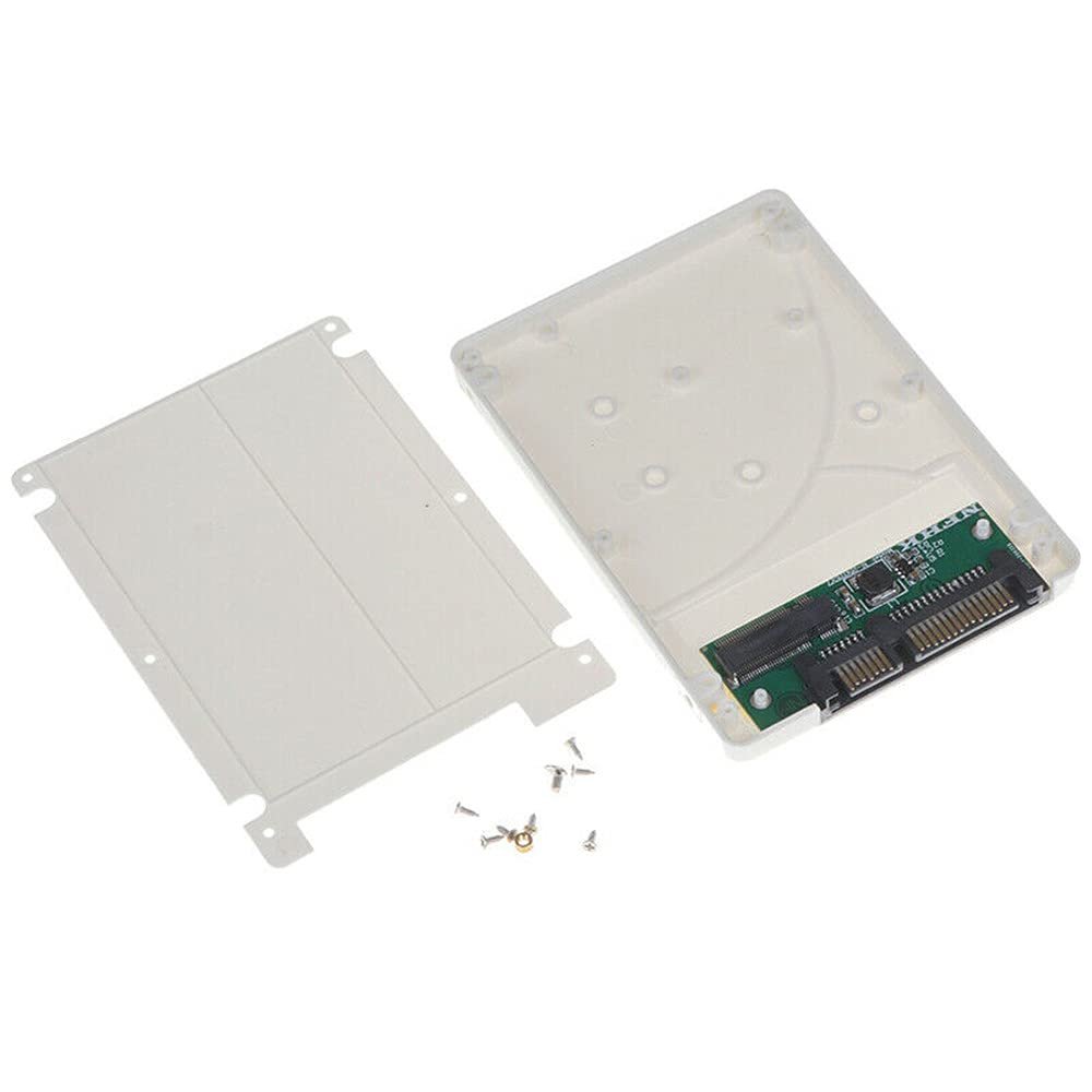 1 x NGFF to SATA Solid State Hard Drive Box with Screw, B Key M.2 NGFF (SATA) SSD to 2.5" SATA3 Adapter Hard Drive Set Accessories