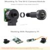 M12 High Resolution Lens with 12MP 160 FOV 3.2mm Focal Length Compatible with Raspberry Pi Camera M12 @XYGStudy (WS1603212) view 4