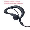 TDYU Walkie Talkie Headset with Mic PTT G Shape Headset Compatible with Cobra Microtalk PX650 Cxt195 Cx112 PX655 ACXT1035r ACXT145 ACXT545 RX385 RX685 Two Way Radio 2Pack view 3