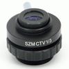 Microscope Accessories Kit SZM CTV1/3 Adapter 0.3X C Mount Lens Adapter for Trinocular Stereo Microscope HDMI VGA USB Video Camera Microscope Slides view 1