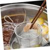 DOITOOL Stainless Steel Pasta Basket Mesh Spider Strainer, Noodle Strainer with Handle for Pasta, Noodle, Ramen, Dumpling, Deep Fried Food view 2
