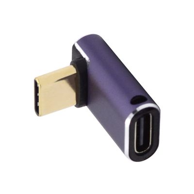 NFHK USB4 Type C Male to Female 240W Power 40Gbps Data 8K Video Adapter Up Down Angled for NS Phone Laptop