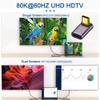 NFHK USB4 Type C Male to Female 240W Power 40Gbps Data 8K Video Adapter Up Down Angled for NS Phone Laptop view 3