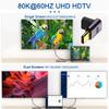 NFHK USB4 Type C Male to Female 240W Power 40Gbps Data 8K Video Adapter Low Profile Up Down Angled for NS Phone Laptop view 3
