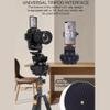Camnoon YT1200 Face Motorized Pan Tilt Head 2-axis AI Smart Face Tracking 360 Panoramic Head Wireless Remote Control Adjustable Speed with Phone Clip for Smartphone Camera Video Recording Live view 2