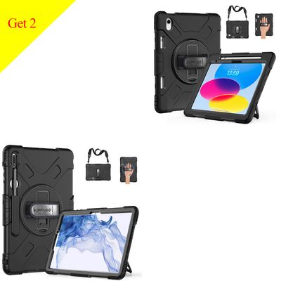 2Pack-Tab S7 FE case + iPad 10th gen case