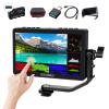 FEELWORLD F5 Pro V4 6- Inch DSLR Camera Field Monitor Bundle + Battery+Carry Case+ Micro HDMI Cords - Touch Screen Video Monitor with 3D LUT 1080P 4K HDMI with External F970 Power Plate view 1