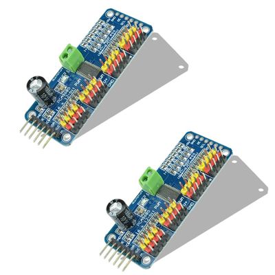 2pcs PCA9685 16 Channel 12 bit PWM Servo Motor Driver IIC Interface Compatible with Arduino Raspberry Pi
