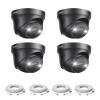 ZOSI 4PK 4K PoE Add On Cameras with Ethernet Cables,8MP Dome Security IP Camera Outdoor Indoor,Person Vehicle Detection,Night Vision,Sound & Light Alarm,2-Way Audio,Only Work ZOSI 4K PoE NVR view 1