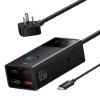 Baseus Power Strip Surge Protector 1200J - PD65W USB C Charger Extension Cord with 3 AC Outlets & 4 USB Port Fast Charging Charging Station for Office Dorm Room Home view 1