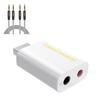 Bundle  2 Items: USB Audio Adapter External Stereo Sound Card + [2-Pack, 3 Ft] Aux Cord view 1