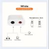 Bundle  2 Items: USB Audio Adapter External Stereo Sound Card + [2-Pack, 3 Ft] Aux Cord view 4