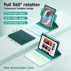 BLUTLOTUS Keyboard Case for iPad 11th a16 10th Generation, 360 Rotatable Cover with Pencil Holder, 7 Color Backlit Detachable Bluetooth Keyboard for 2022 10.9 inch & 2025 11''(Teal) view 3