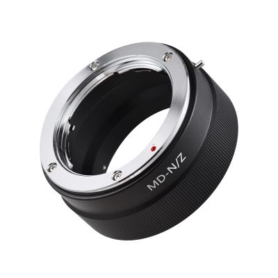 Andoer Aluminum Alloy Manual Lens Mount Adapter Ring for Minolta MD MC Mount Lens to Nikon Z5/Z6/Z7/Z50 Z-Mount Mirrorless Camera