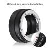 Andoer Aluminum Alloy Manual Lens Mount Adapter Ring for Minolta MD MC Mount Lens to Nikon Z5/Z6/Z7/Z50 Z-Mount Mirrorless Camera view 3