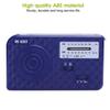 Septpenta Emergency Radio, Solar Hand Crank Fm/AM Weather Alert Portable Radio with Built in Speaker with Cell Phone Charger, Headphone Jack, Flashlight, for Emergency and Disaster Relief(Blue) view 2