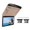 13.3in Car Overhead Monitor, 16:9 Widescreen TFT Screen Display 1080P HD Car Overhead Video Player with Dual Color Light, Built in FM, Flip Down Roof Mount MP5 Music Video Monitor (Beige) view 4
