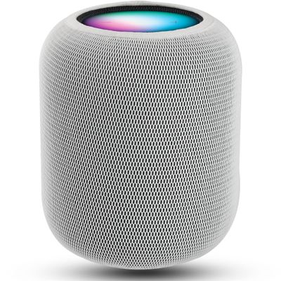 BANGCHEER Speaker Dust Cover for Homepod 2, Mesh Speaker Cloth, Smart Cover with Charging Hole, High-Grade Nylon, White, Pack of 1
