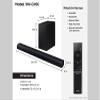 Samsung HW-C450 2.1ch Soundbar w/DTS Virtual X, Subwoofer Included, Bass Boost, Adaptive Sound Lite, Game Mode, Bluetooth, Wireless Surround Sound Compatible view 2