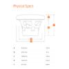HERTZ HMS 12 B4-LD-C - 12" 4-Ohm Marine Subwoofer with RGB LEDs, Black Grille view 3