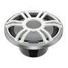 HERTZ HMS 12 S4-LD-SW - 12" 4-Ohm Marine Subwoofer with RGB LEDs, White Sport Grille view 1