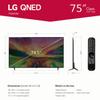 LG QNED80 Series 75-Inch Class QNED Mini LED Smart TV 4K Processor Smart Flat Screen TV for Gaming with Magic Remote AI-Powered 75QNED80URA, 2023 with Alexa Built-in view 2