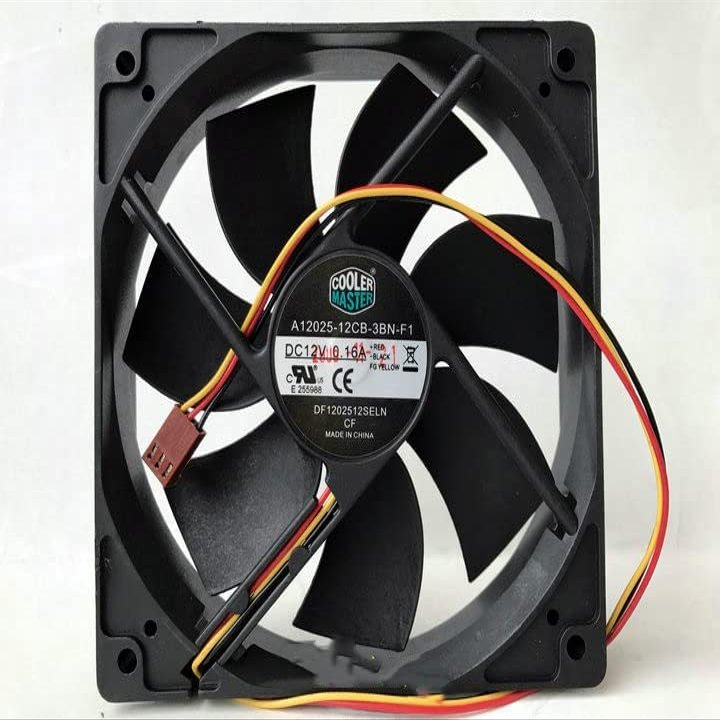 A12025-12CB-3BN-F1 Fan 12V Fan 0.16A 3-Wire 12CM Chassis Fan