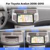 [2G+64G] Car Radio for Toyota Avalon 2006 2007 2008 2009 2010, 9 inch Android 13 Touch Screen Stereo, Carplay/Android Auto/Hi-Fi Audio/1080P/SWC/Bluetooth + AHD Backup Camera + MIC view 2
