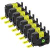 Cruxer 8 Pack Replacement for P-Touch TZe-651 TZ651 TZe651 24mm 0.94" Yellow Text on White Tape Compatible with ptouch PT-D600 D600VP P700 P750W P900W P950NW PTP710BT PT-9600 PT-H500LI Label Maker view 1