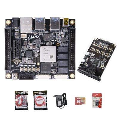 MiiElAOD AXU2CGB: Xilinx Zynq UltraScale+ MPSoC ZU2CG FPGA Board with Customzied Fan Vitis-AI DPU 2GB DDR4 8GB EMMC (AN706 Package)
