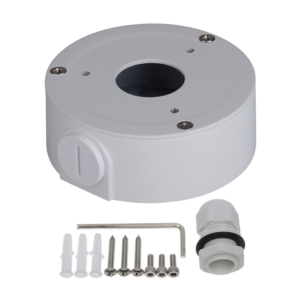 PFA134 Junction Box for Dahua Bullet Cameras, White, Pack of 1