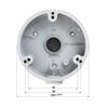 PFA134 Junction Box for Dahua Bullet Cameras, White, Pack of 1 view 2