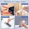 Cruxer 10 Pack Replacement for P-Touch TZe-451 TZ451 TZe451 24mm 0.94" Red Text on White Tape Compatible with ptouch PT-D600 D600VP P700 P750W P900W P950NW PTP710BT PT-9600 PT-H500LI Label Maker view 4
